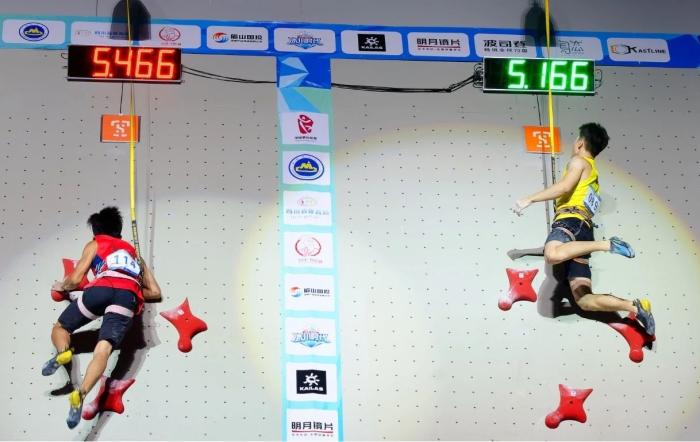 眉山国际攀岩中心承办的中国攀岩联赛揭幕战圆